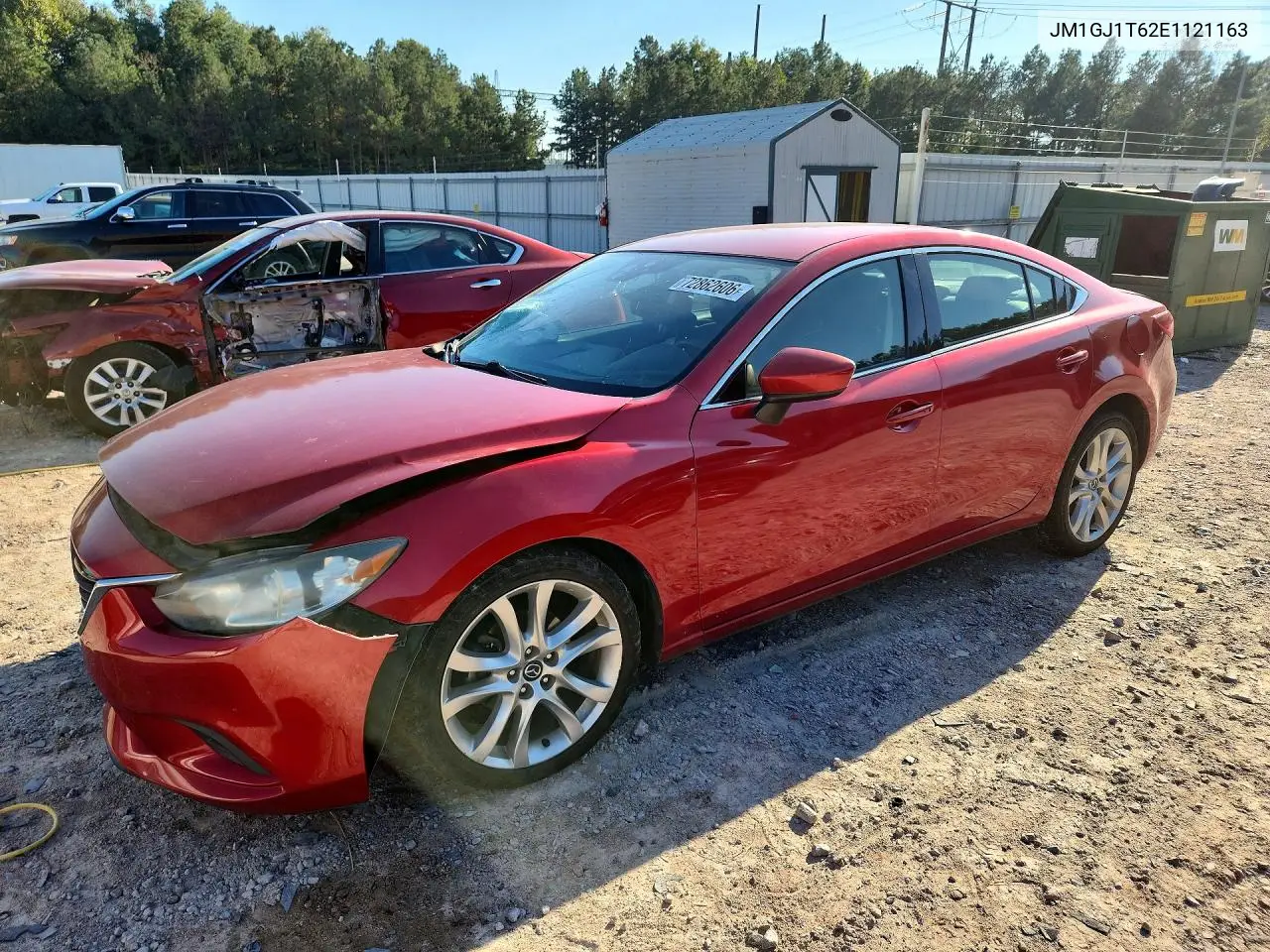 MAZDA 6 2014, VIN JM1GJ1T62E1121163
