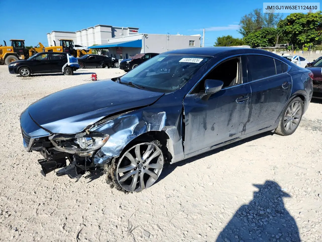 MAZDA 6 2014, VIN JM1GJ1W63E1124410