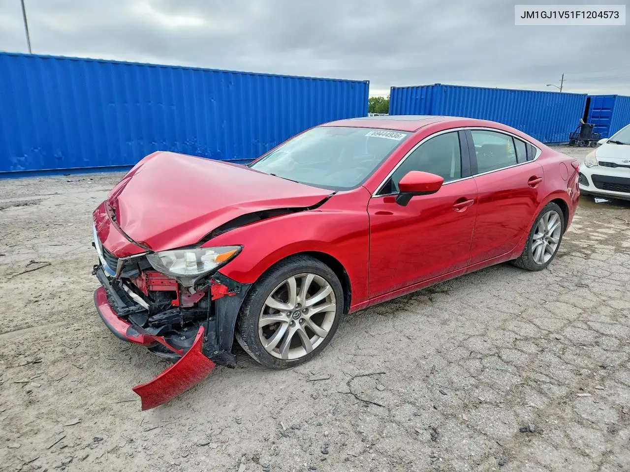 MAZDA 6 2015, VIN JM1GJ1V51F1204573