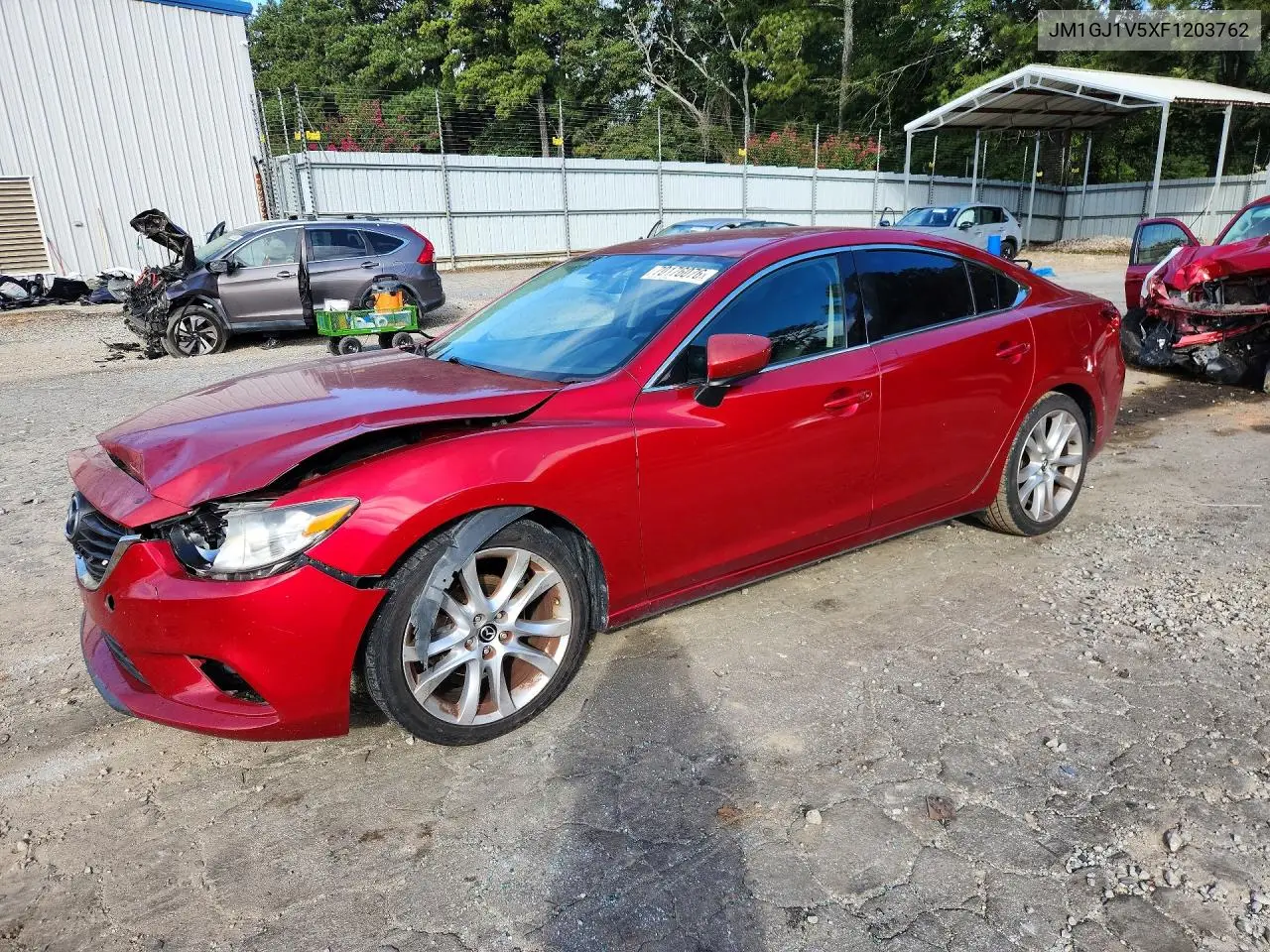 MAZDA 6 2015, VIN JM1GJ1V5XF1203762