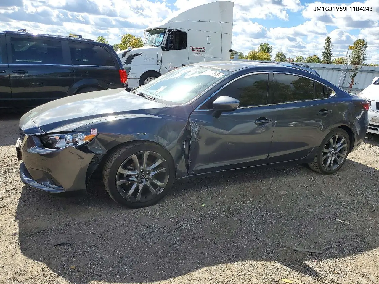 MAZDA 6 2015, VIN JM1GJ1V59F1184248