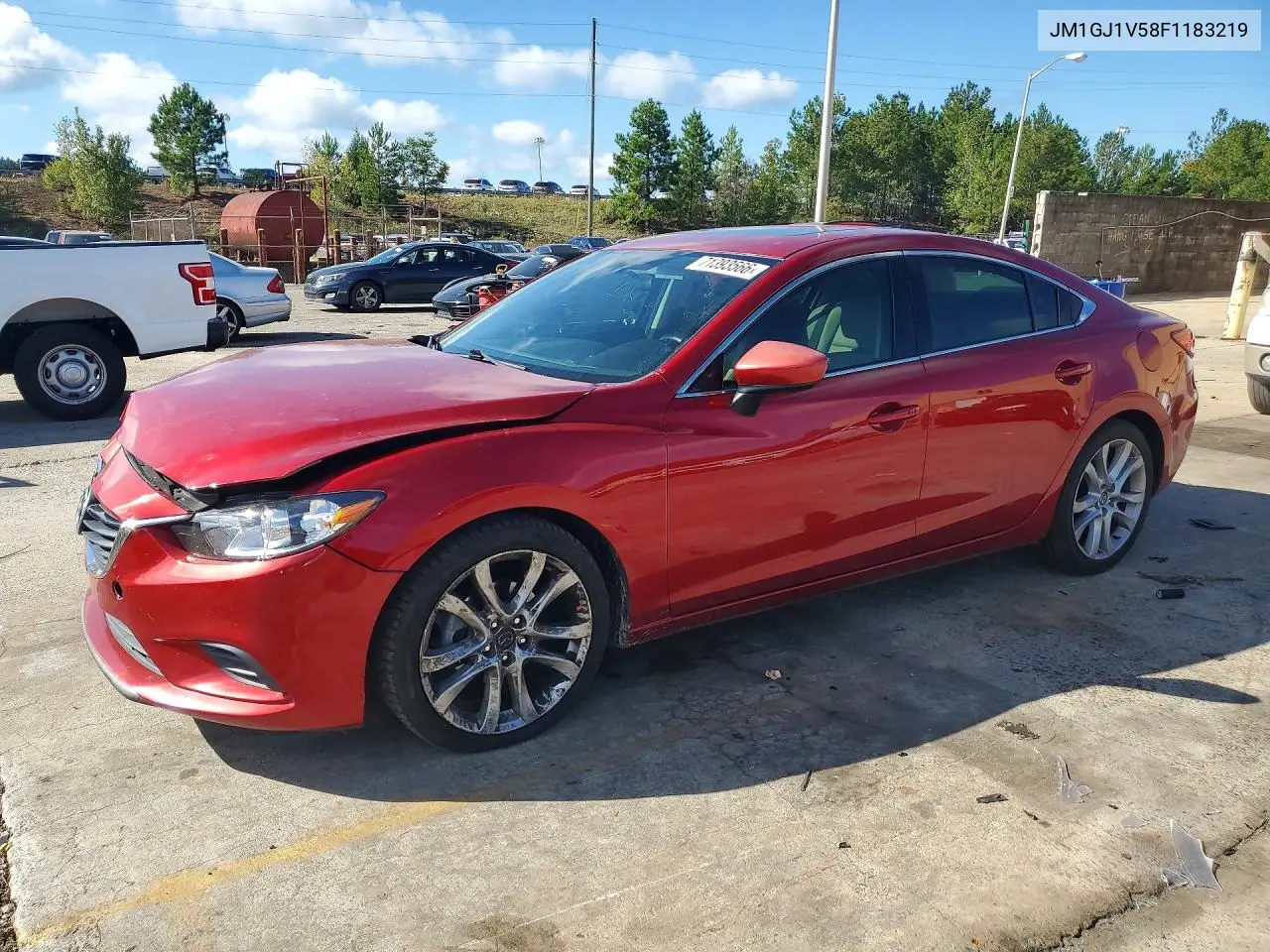 MAZDA 6 2015, VIN JM1GJ1V58F1183219