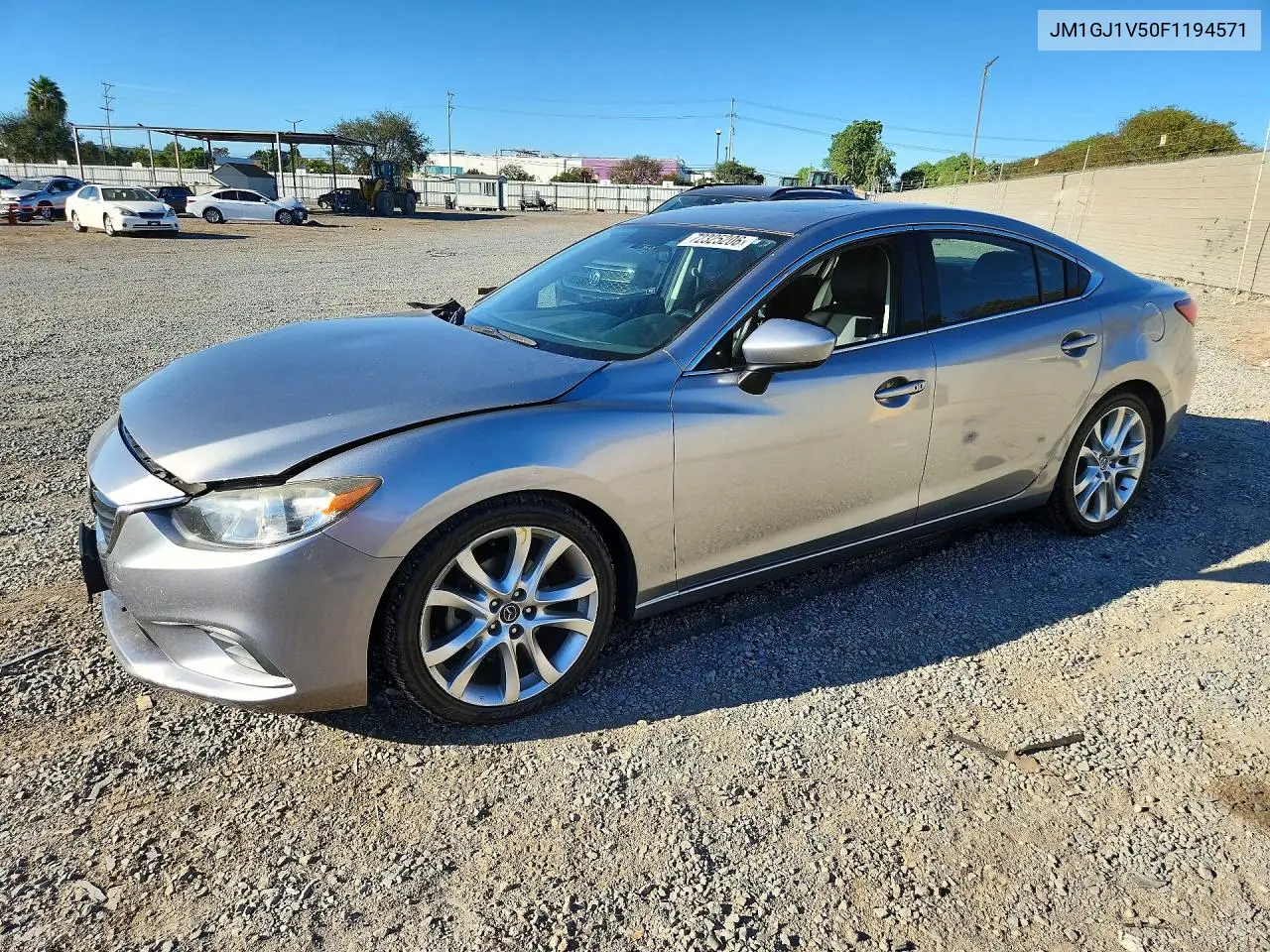 MAZDA 6 2015, VIN JM1GJ1V50F1194571