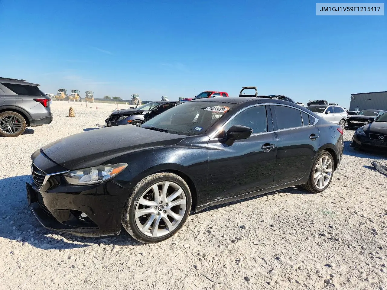 MAZDA 6 2015, VIN JM1GJ1V59F1215417