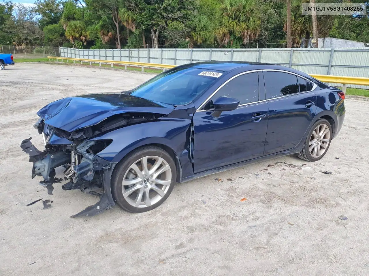 MAZDA 6 2016, VIN JM1GJ1V58G1408255