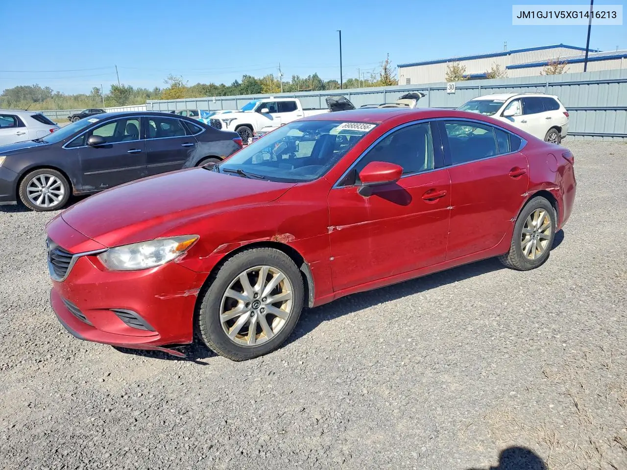 MAZDA 6 2016, VIN JM1GJ1V5XG1416213