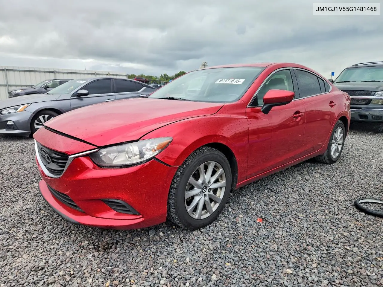 MAZDA 6 2016, VIN JM1GJ1V55G1481468