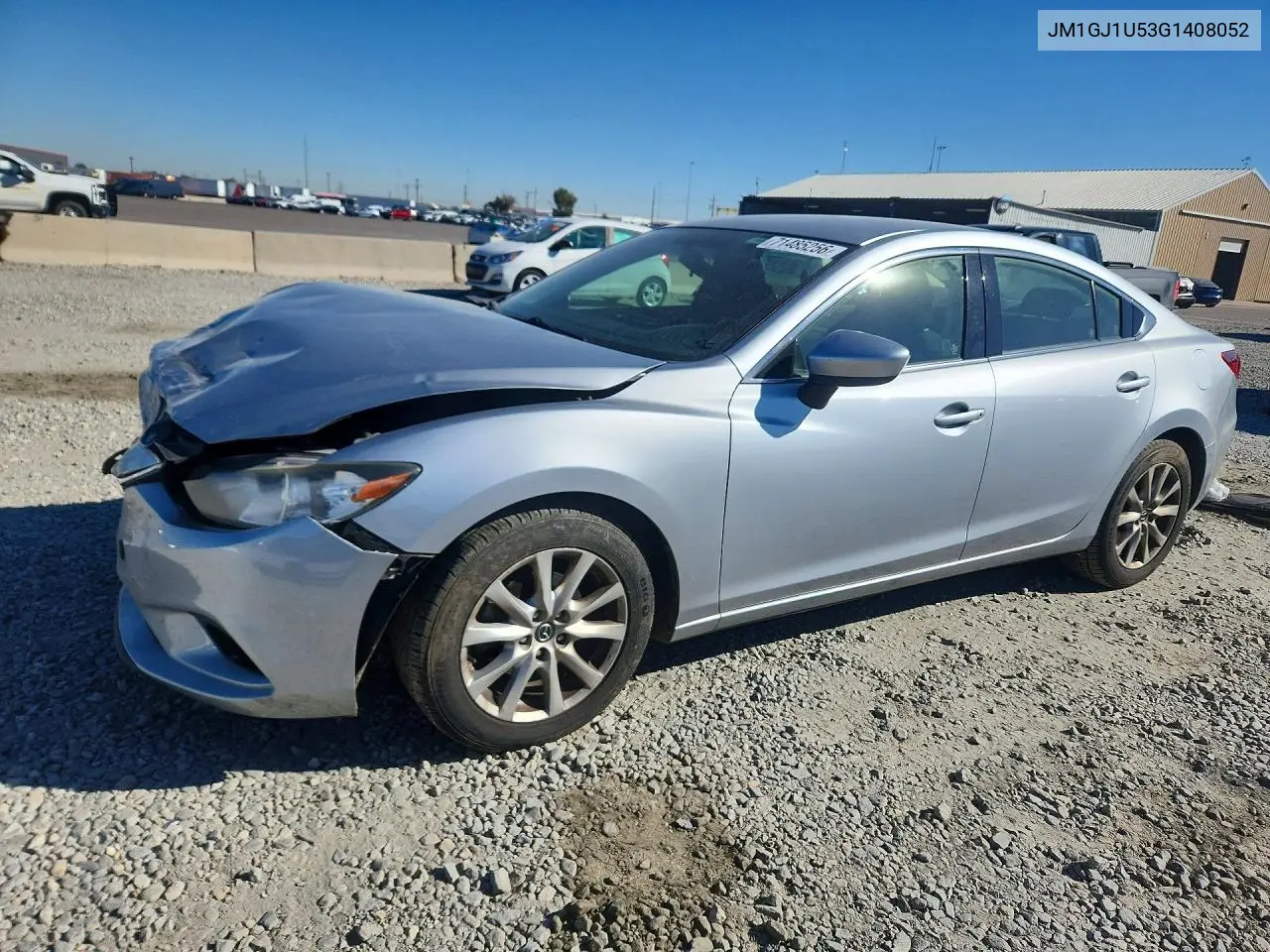 MAZDA 6 2016, VIN JM1GJ1U53G1408052