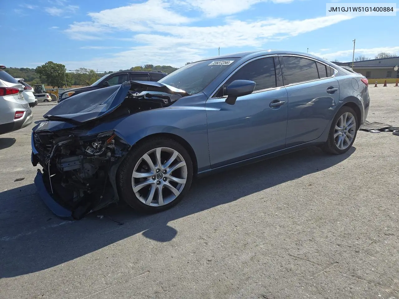 MAZDA 6 2016, VIN JM1GJ1W51G1400884
