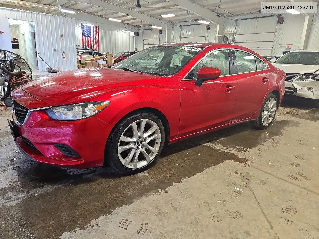 MAZDA 6 2016, VIN JM1GJ1V53G1423701