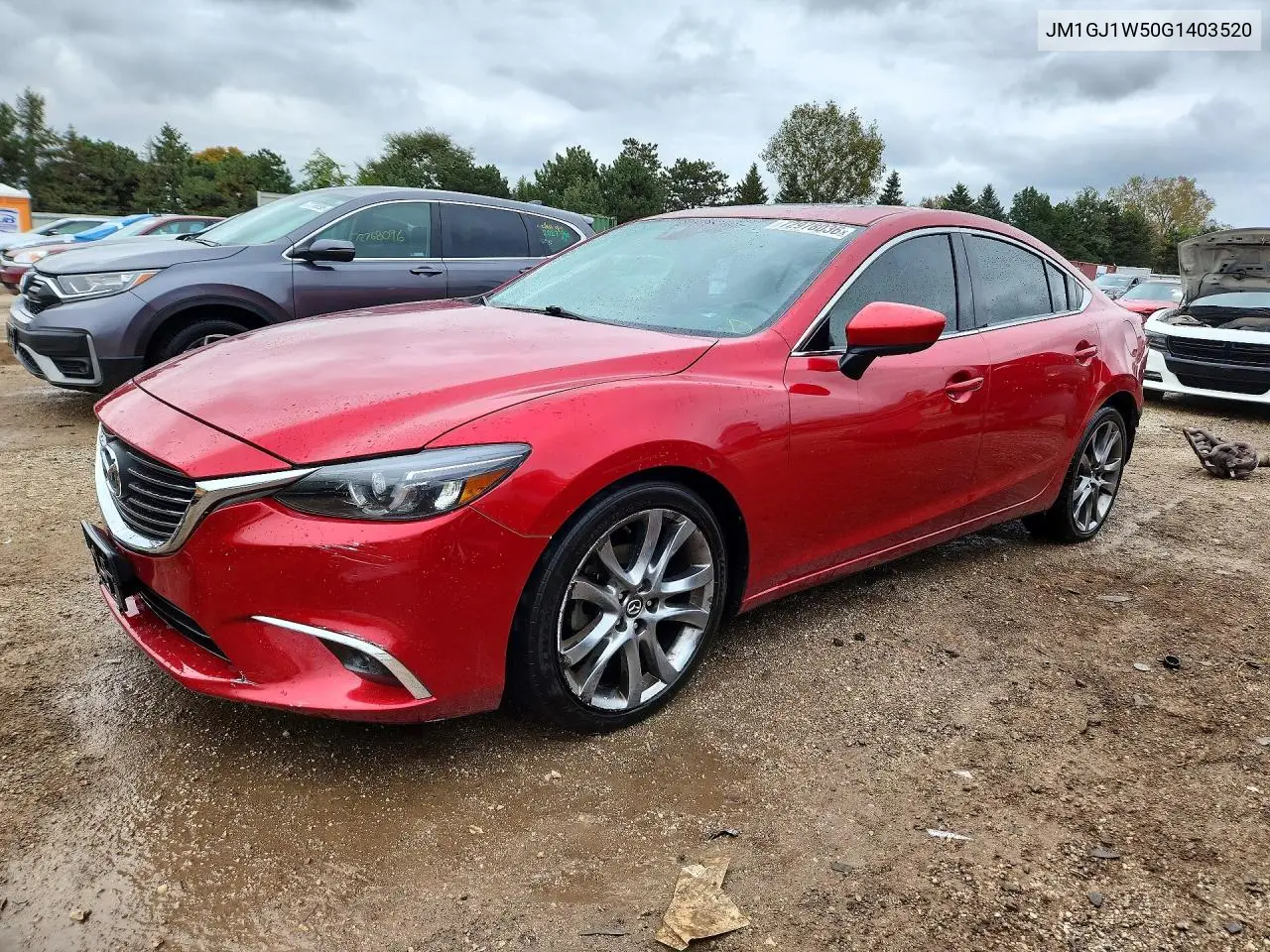 MAZDA 6 2016, VIN JM1GJ1W50G1403520