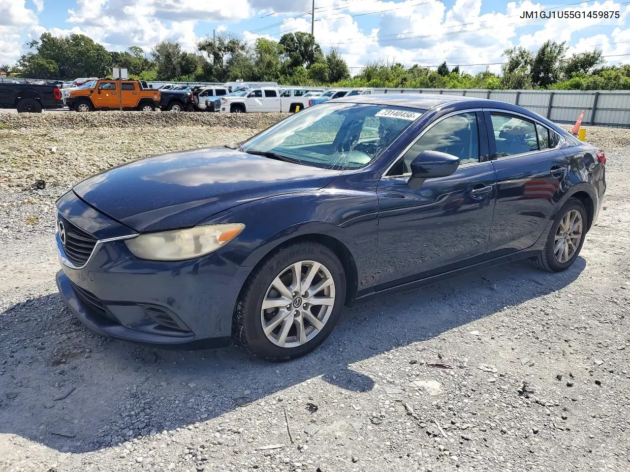 MAZDA 6 2016, VIN JM1GJ1U55G1459875