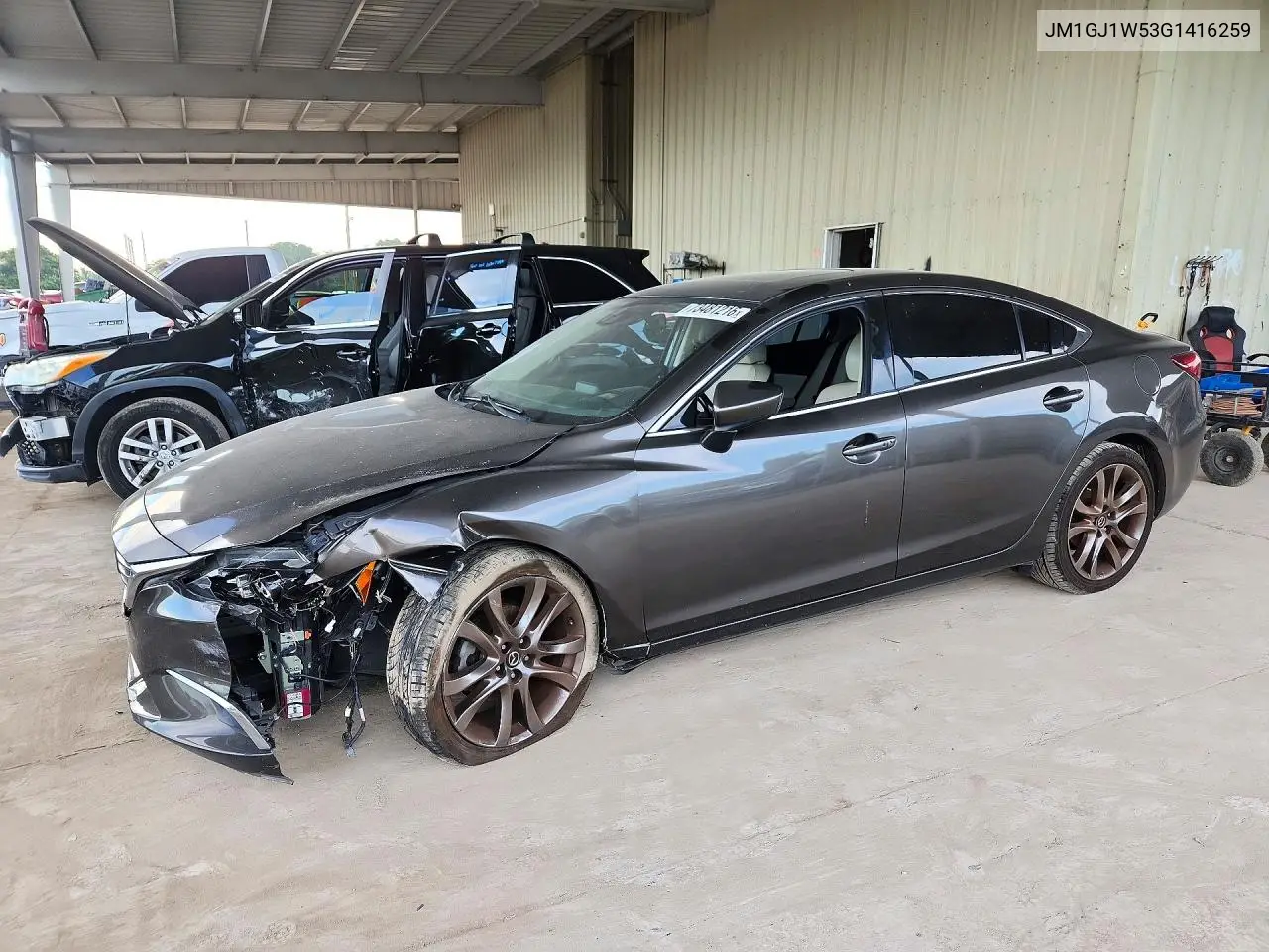 MAZDA 6 2016, VIN JM1GJ1W53G1416259