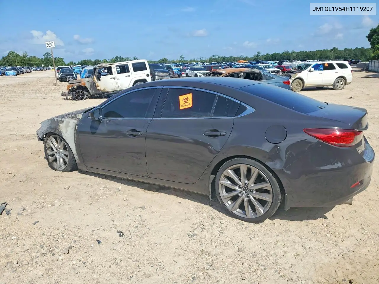 2017 MAZDA 6 VIN JM1GL1V54H1119207 — фото 2