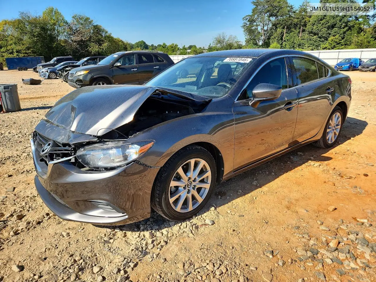 MAZDA 6 2017, VIN JM1GL1U59H1154052