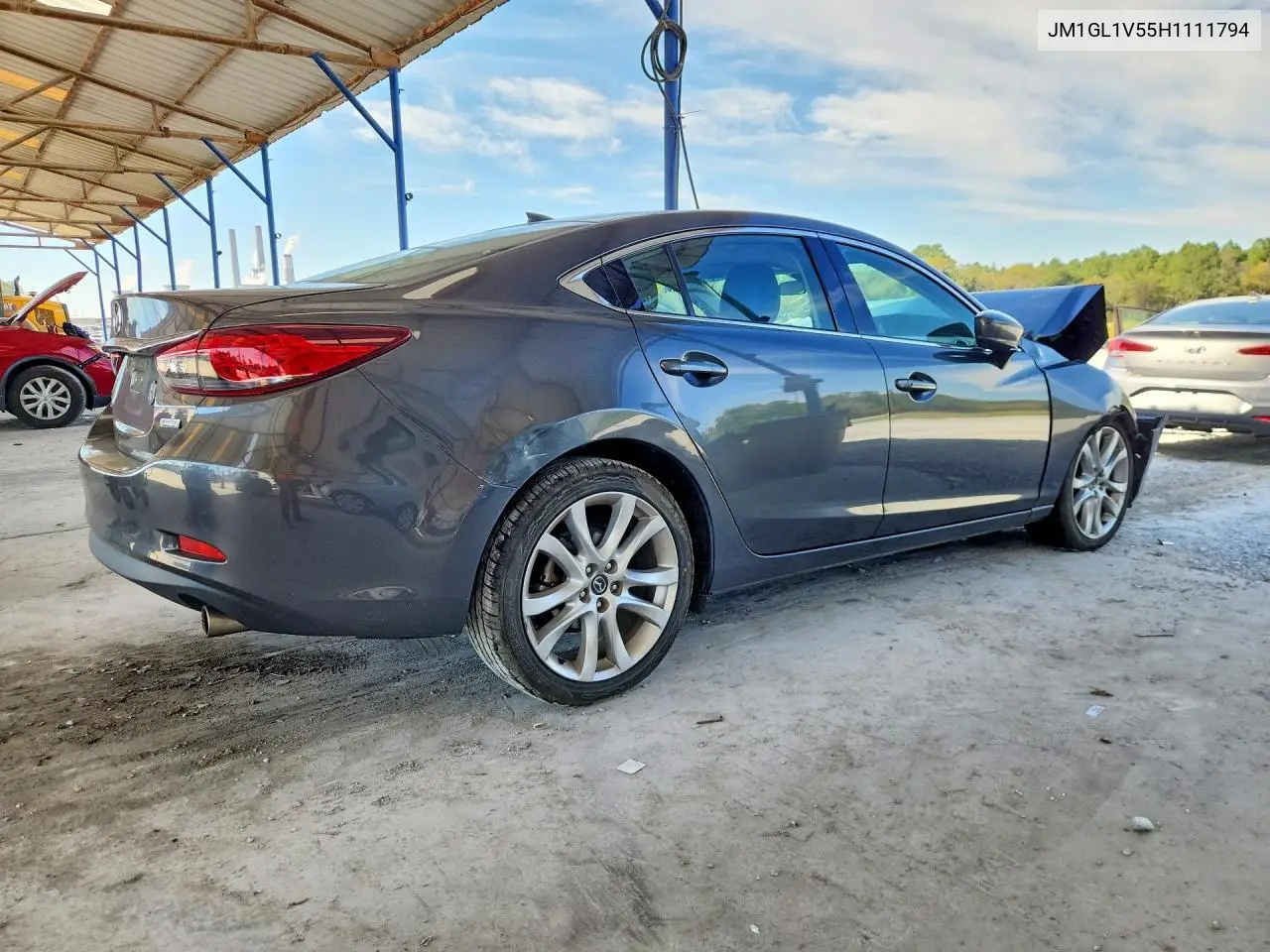 2017 MAZDA 6 VIN JM1GL1V55H1111794 — фото 3