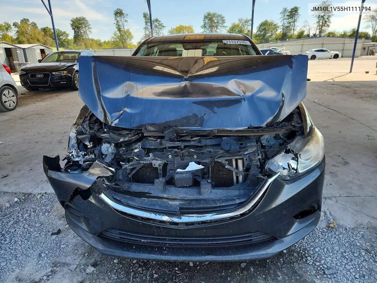 2017 MAZDA 6 VIN JM1GL1V55H1111794 — фото 5