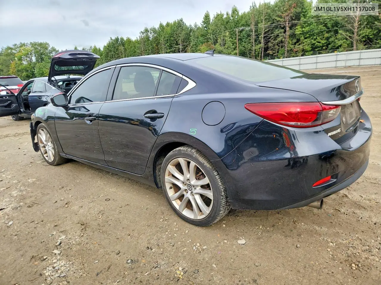2017 MAZDA 6 VIN JM1GL1V5XH1117008 — фото 2