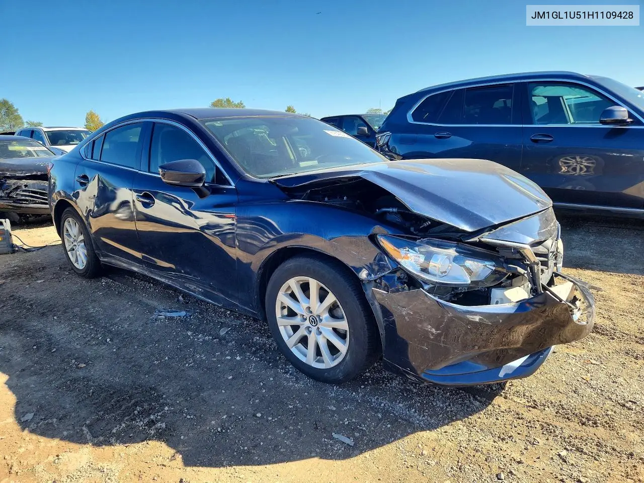 2017 MAZDA 6 VIN JM1GL1U51H1109428 — фото 4