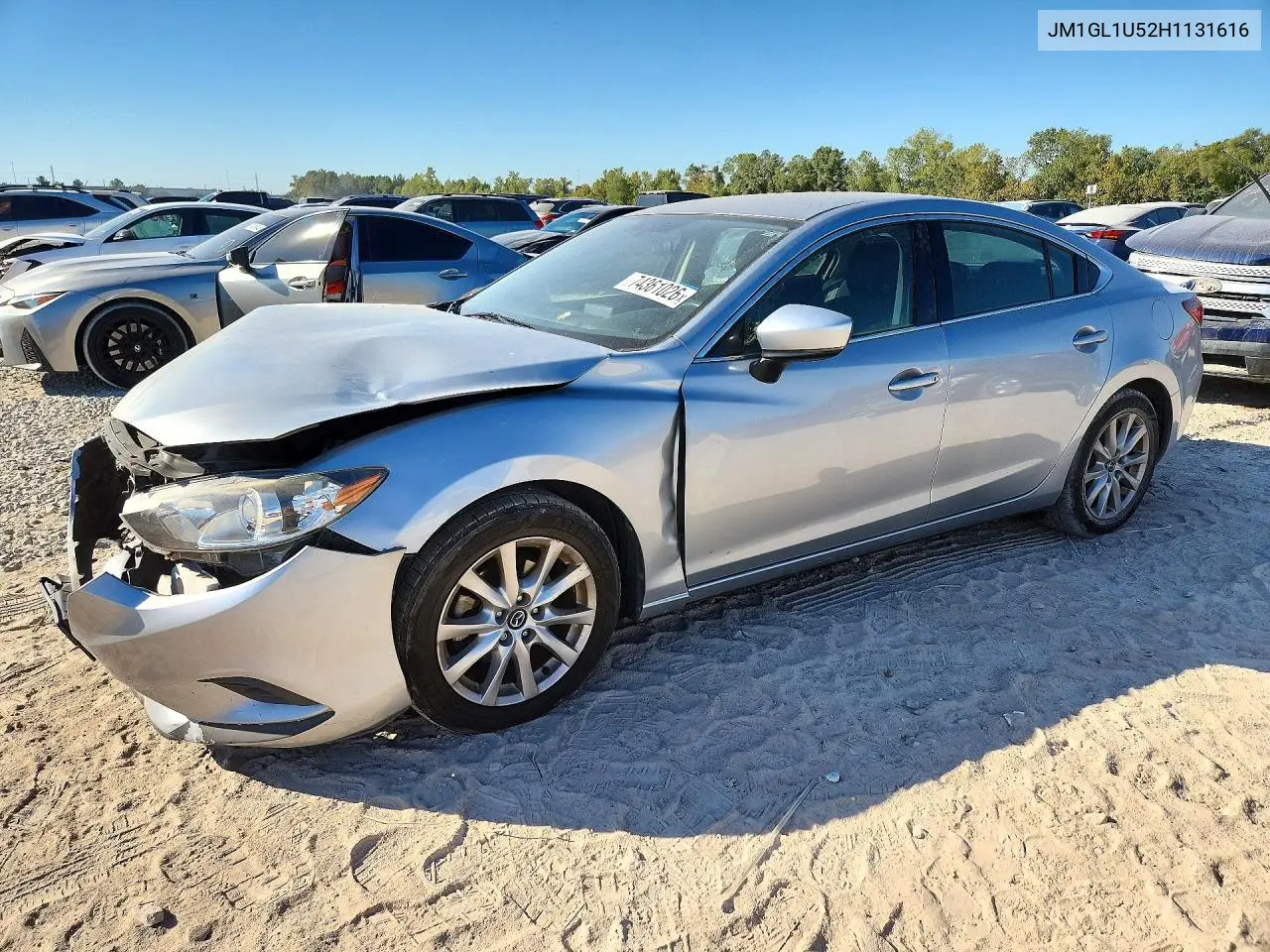 MAZDA 6 2017, VIN JM1GL1U52H1131616