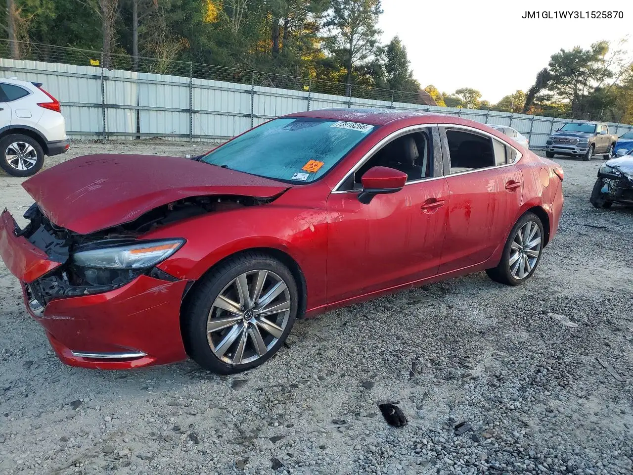 MAZDA 6 2020, VIN JM1GL1WY3L1525870
