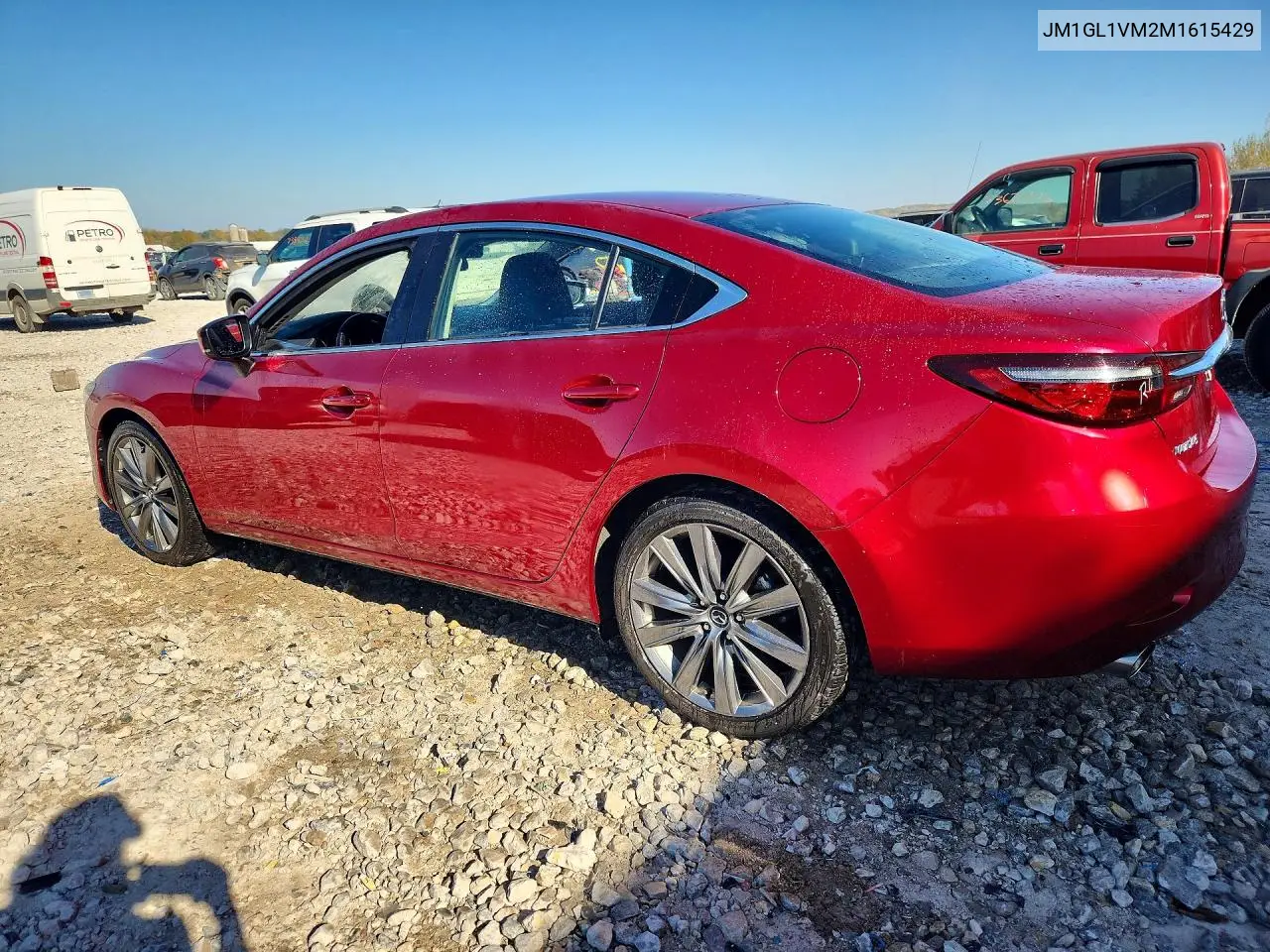 2021 MAZDA 6 VIN JM1GL1VM2M1615429 — фото 2