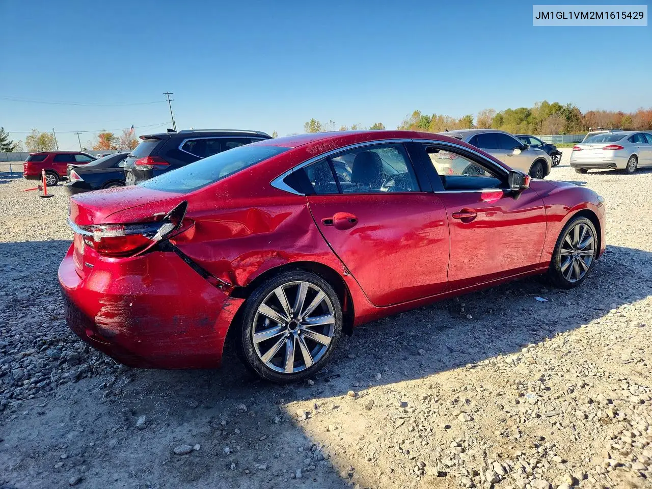 2021 MAZDA 6 VIN JM1GL1VM2M1615429 — фото 3