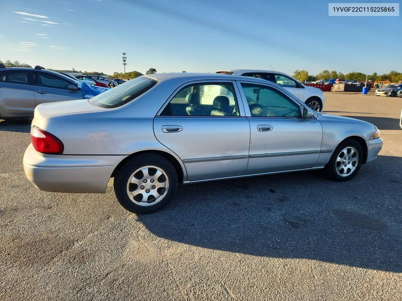 2001 MAZDA 626 VIN 1YVGF22C115225865 — фото 3