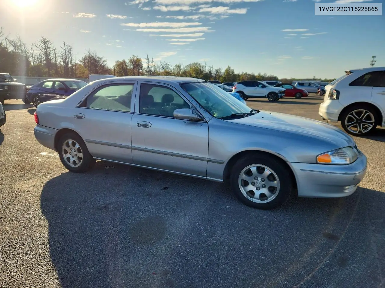 2001 MAZDA 626 VIN 1YVGF22C115225865 — фото 4