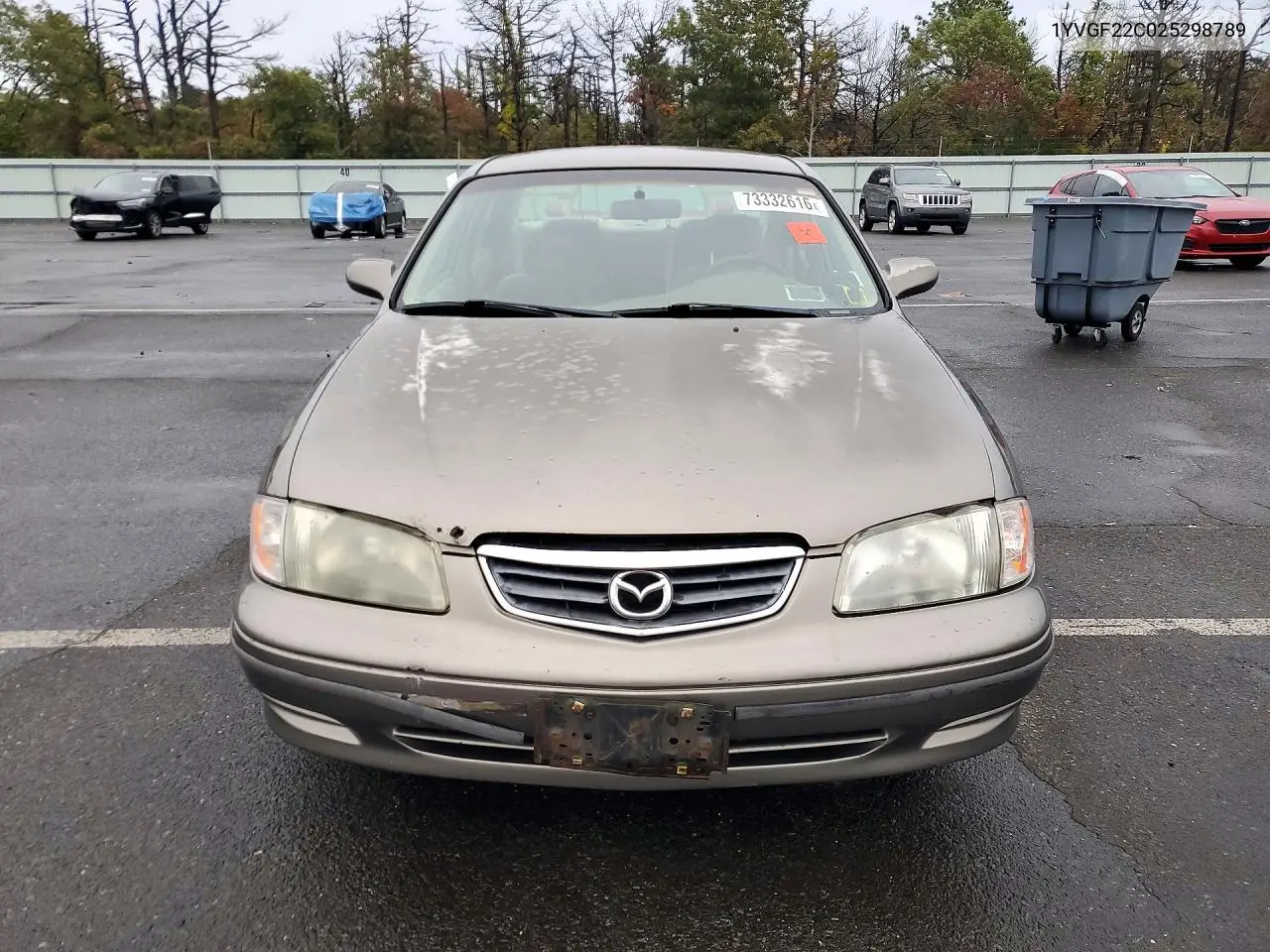 2002 MAZDA 626 VIN 1YVGF22C025298789 — фото 5