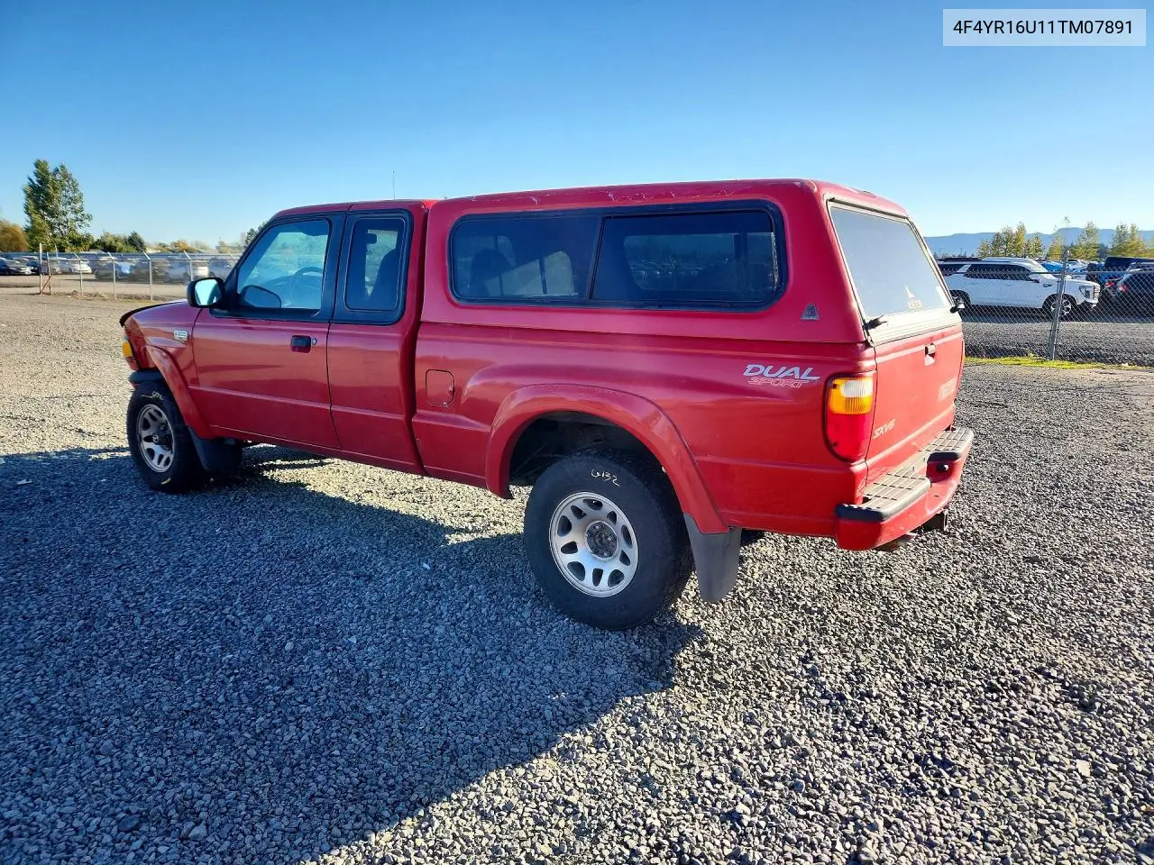 2001 MAZDA B-SERIES VIN 4F4YR16U11TM07891 — фото 2