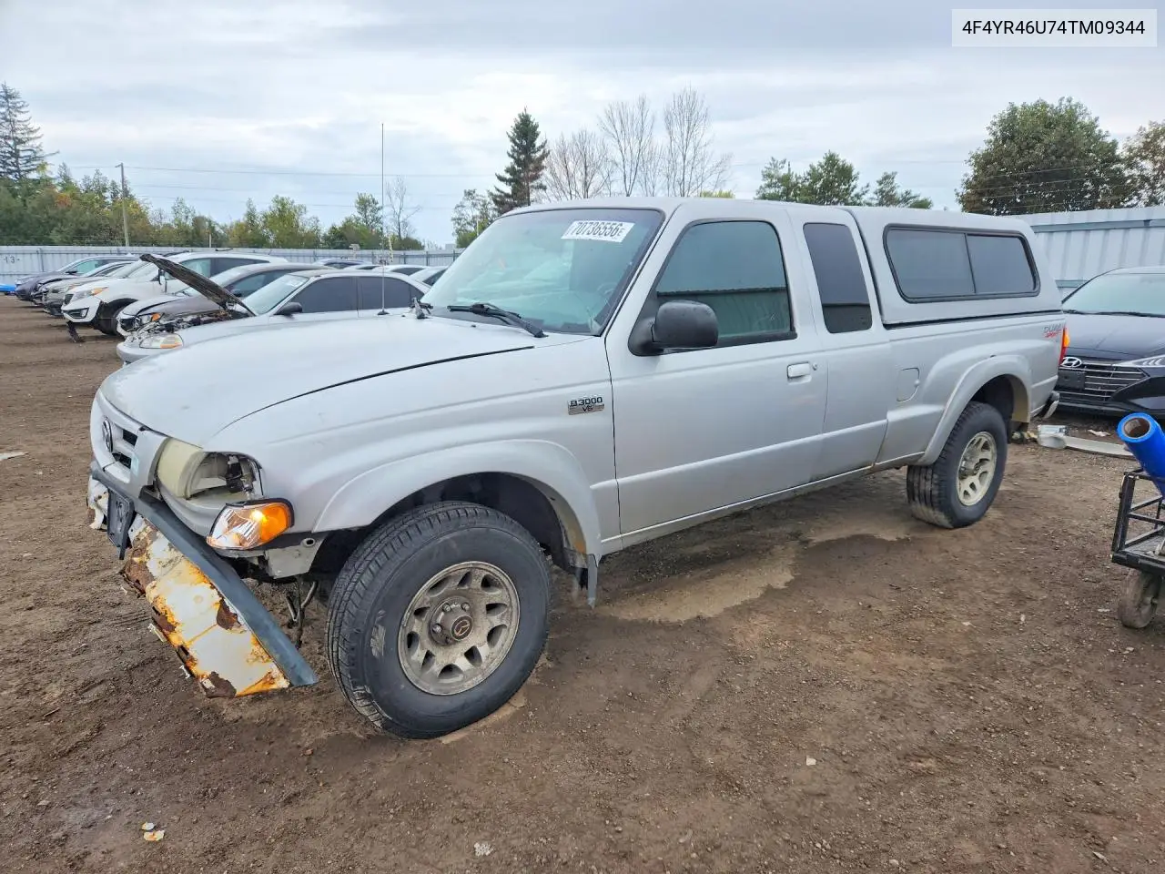 MAZDA B-SERIES 2004, VIN 4F4YR46U74TM09344