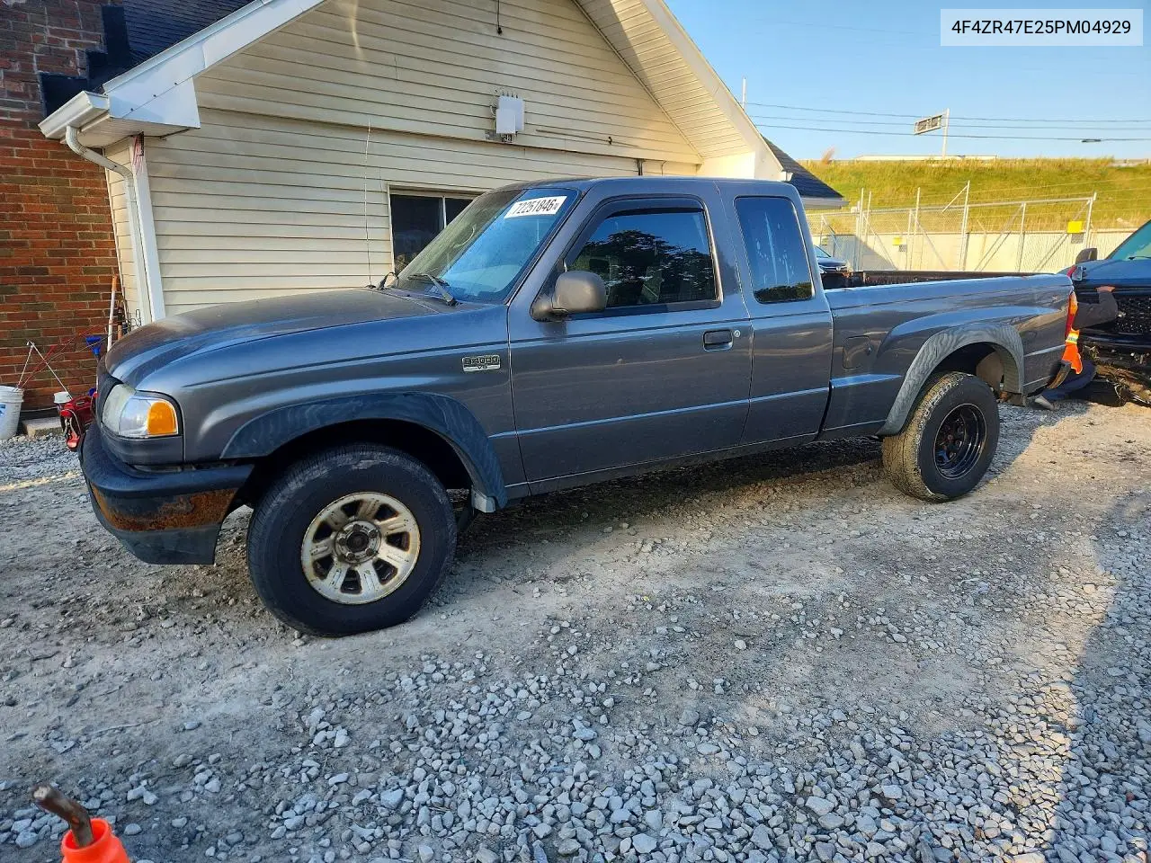 MAZDA B-SERIES 2005, VIN 4F4ZR47E25PM04929