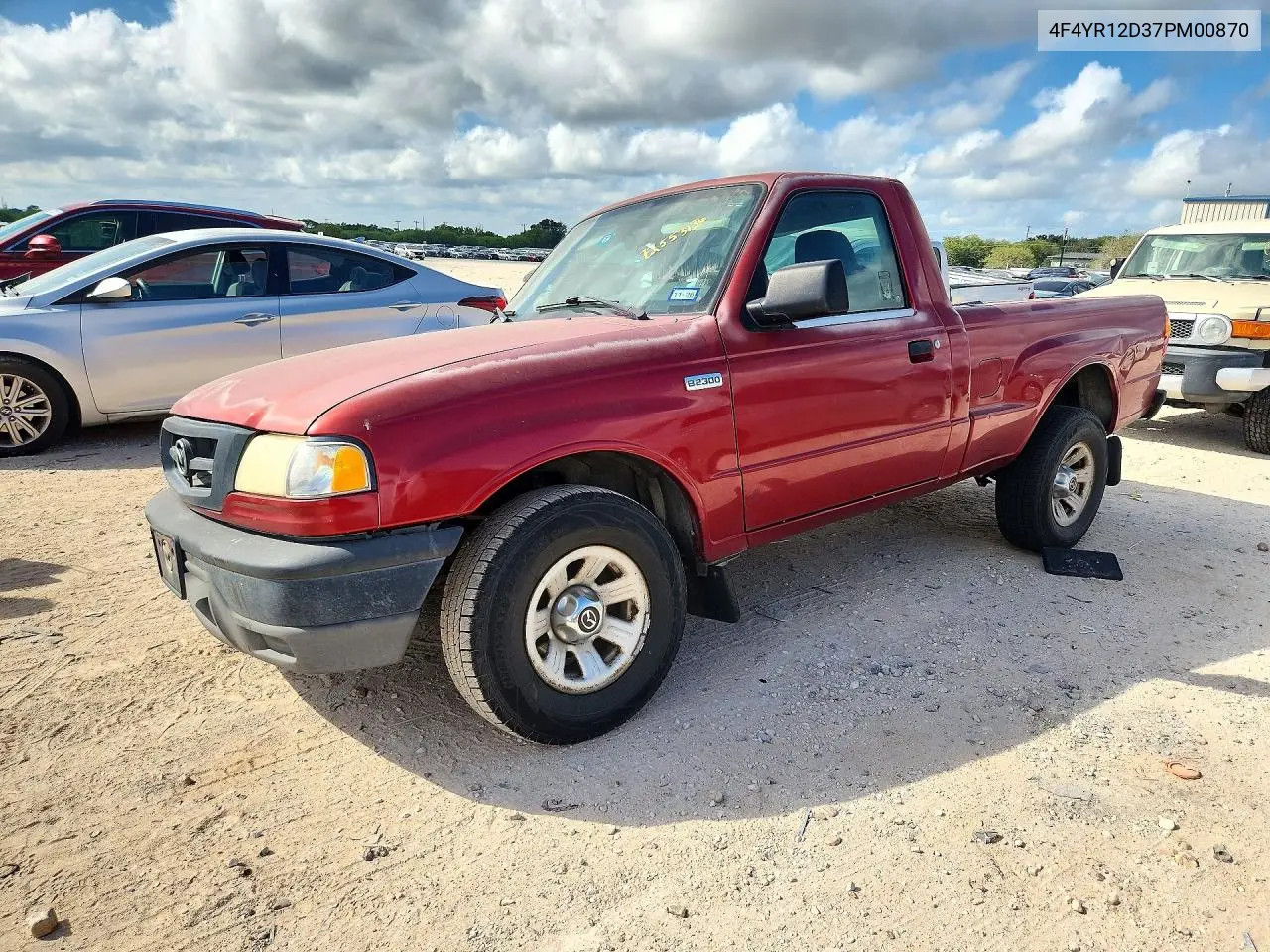 MAZDA B-SERIES 2007, VIN 4F4YR12D37PM00870