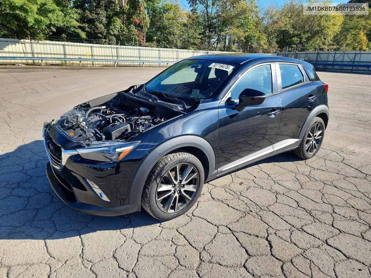 MAZDA CX-3 2016, VIN JM1DKBD76G0123536