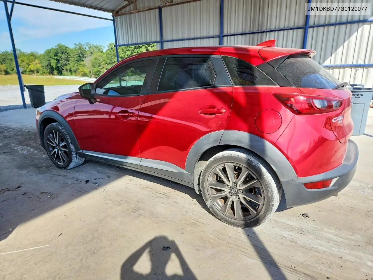 MAZDA CX-3 2016, VIN JM1DKBD77G0120077