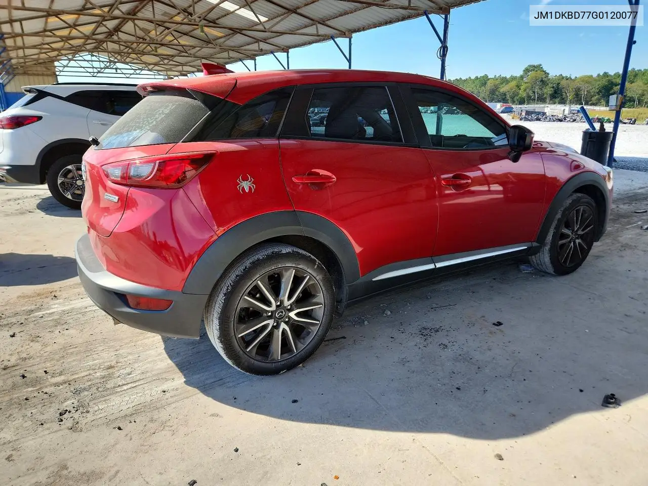 2016 MAZDA CX-3 VIN JM1DKBD77G0120077 — фото 2