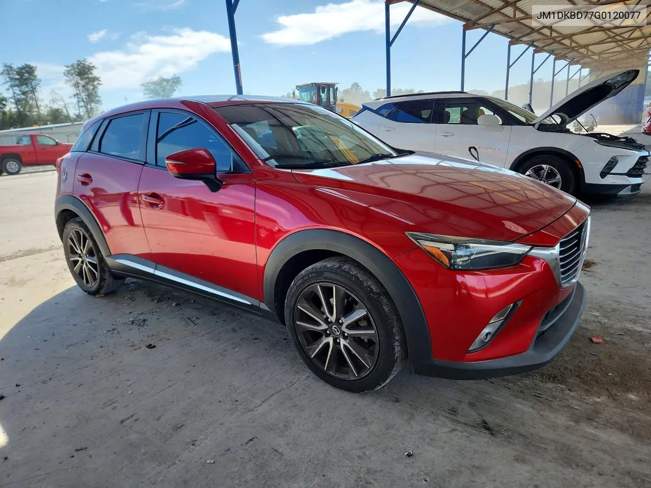 2016 MAZDA CX-3 VIN JM1DKBD77G0120077 — фото 4