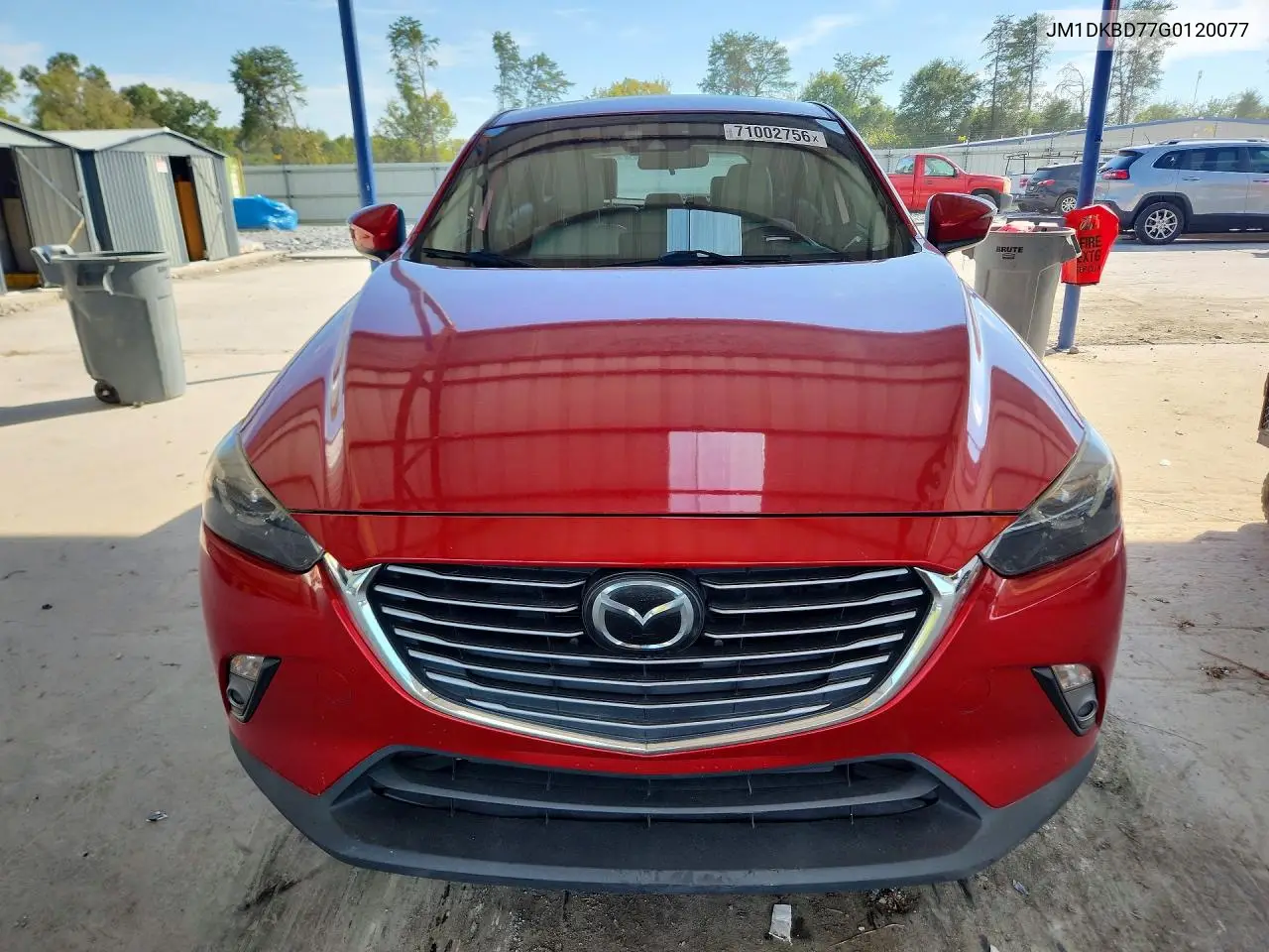 2016 MAZDA CX-3 VIN JM1DKBD77G0120077 — фото 5