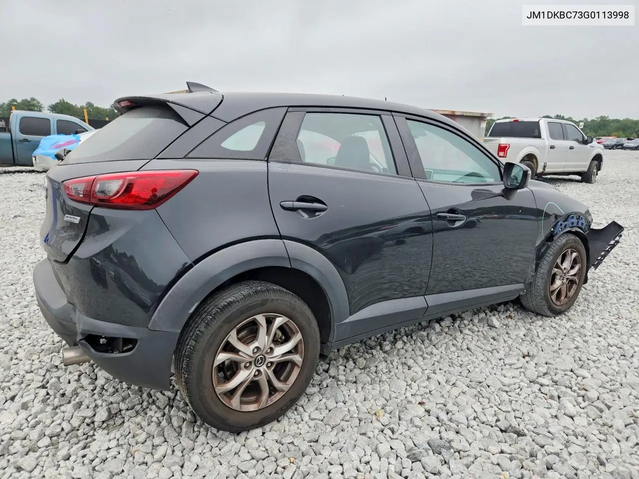2016 MAZDA CX-3 VIN JM1DKBC73G0113998 — фото 3