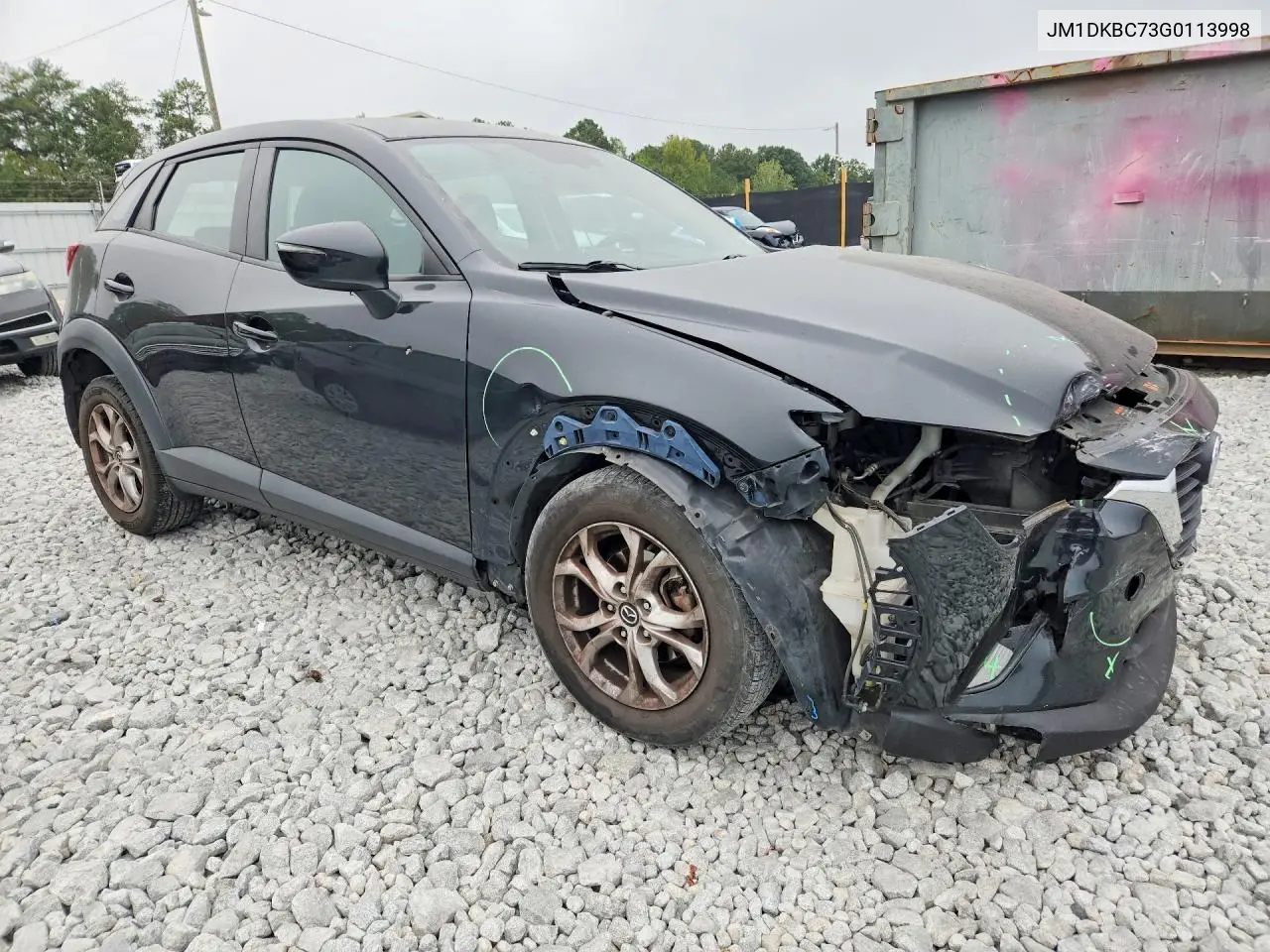 2016 MAZDA CX-3 VIN JM1DKBC73G0113998 — фото 4