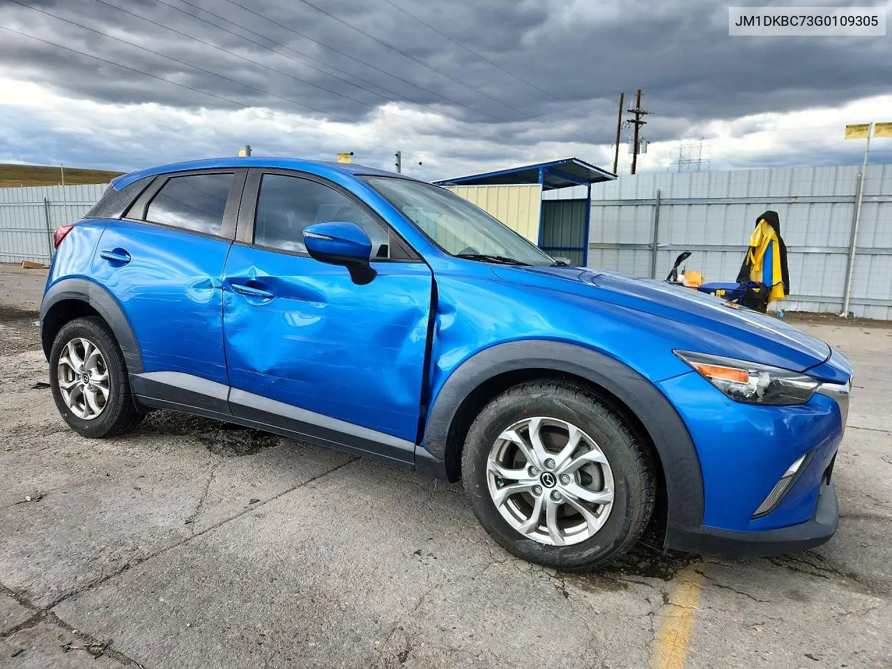 2016 MAZDA CX-3 VIN JM1DKBC73G0109305 — фото 4