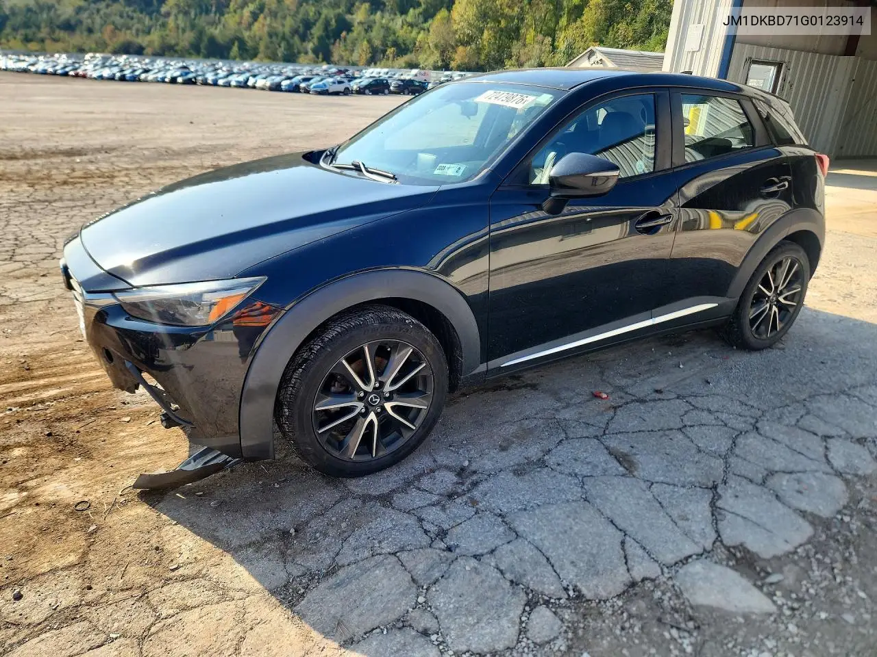 MAZDA CX-3 2016, VIN JM1DKBD71G0123914