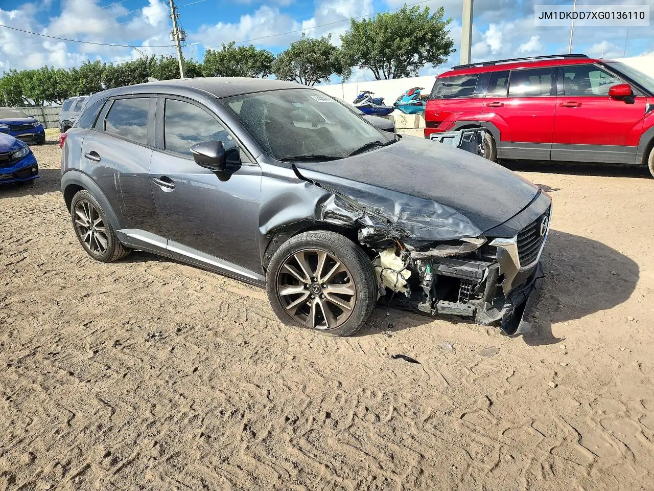 2016 MAZDA CX-3 VIN JM1DKDD7XG0136110 — фото 4