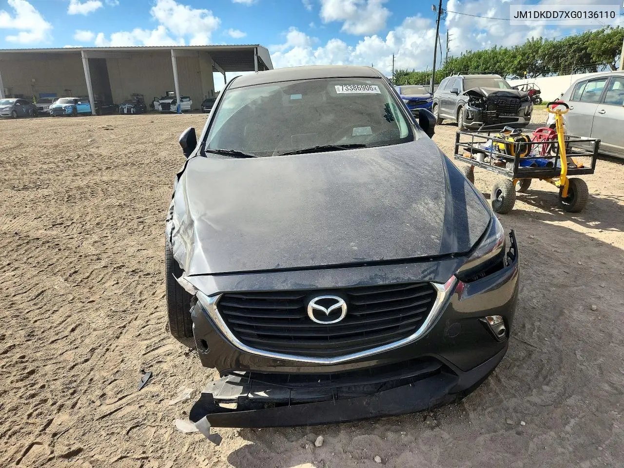 2016 MAZDA CX-3 VIN JM1DKDD7XG0136110 — фото 5