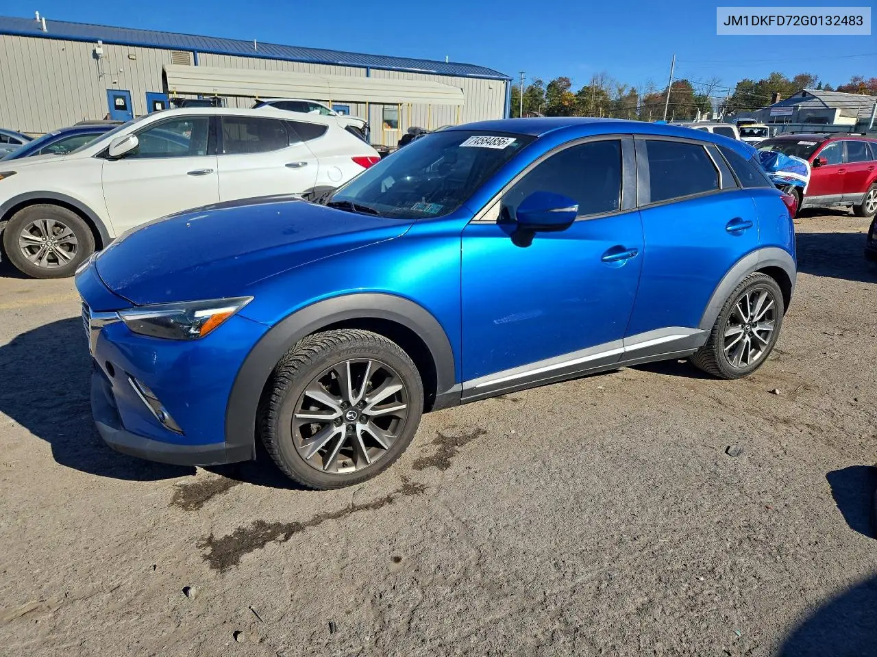 MAZDA CX-3 2016, VIN JM1DKFD72G0132483