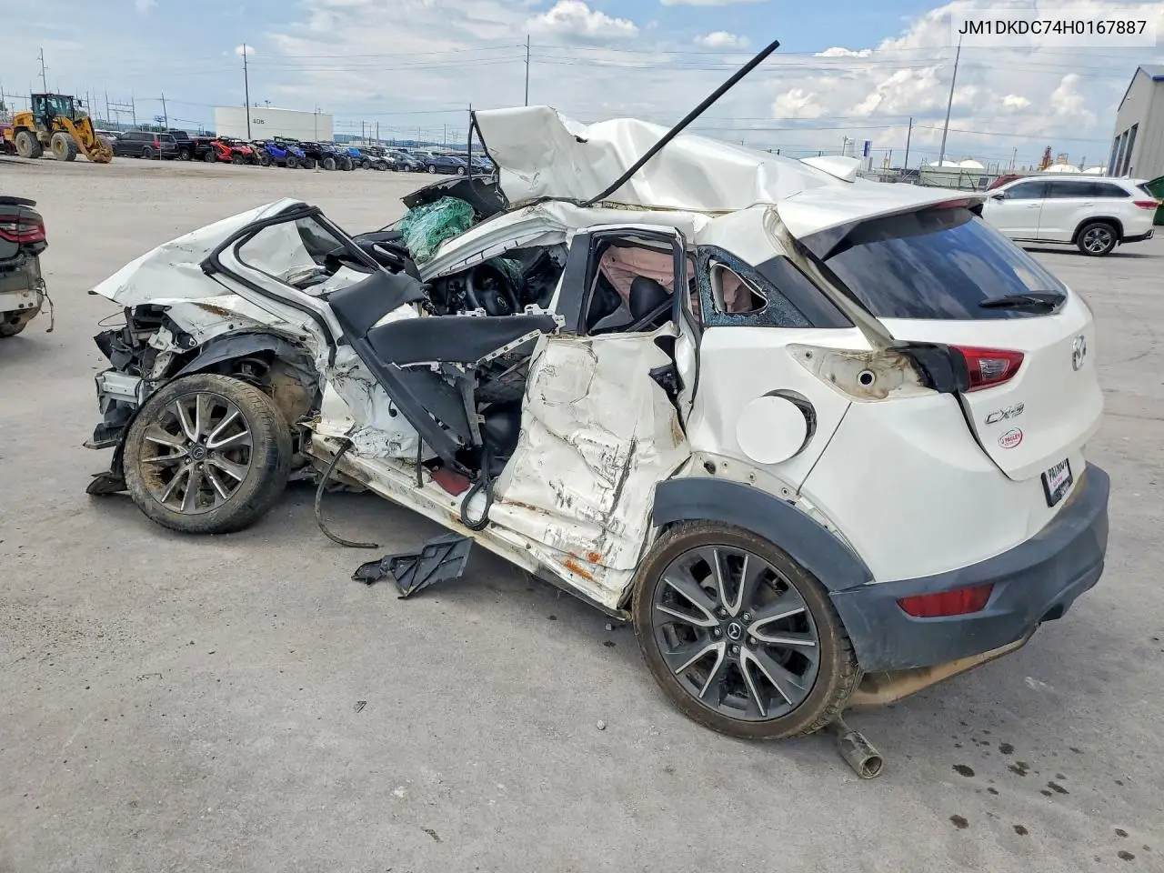 2017 MAZDA CX-3 VIN JM1DKDC74H0167887 — фото 2