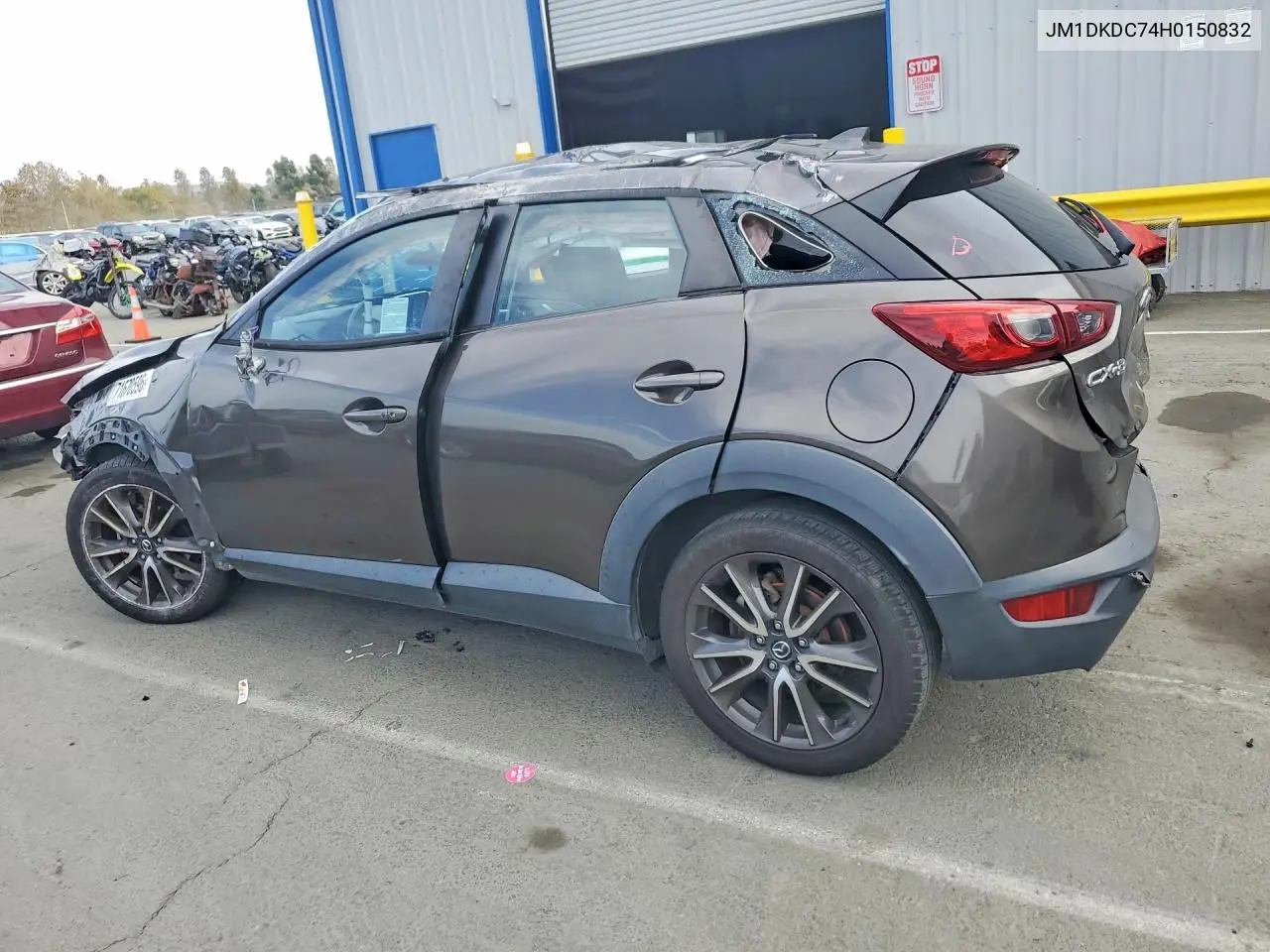 2017 MAZDA CX-3 VIN JM1DKDC74H0150832 — фото 2