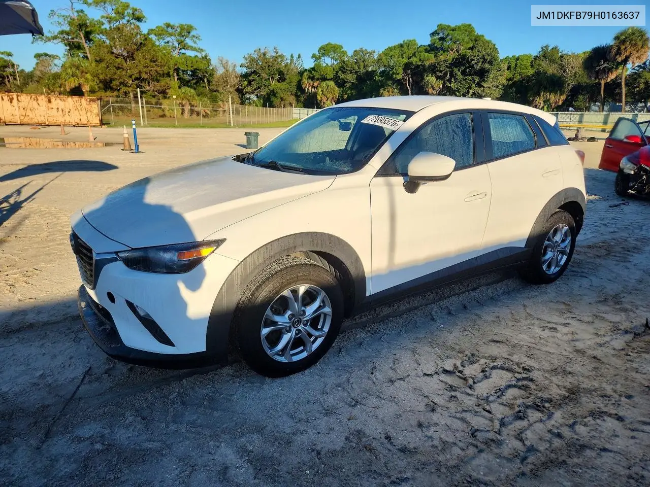 MAZDA CX-3 2017, VIN JM1DKFB79H0163637