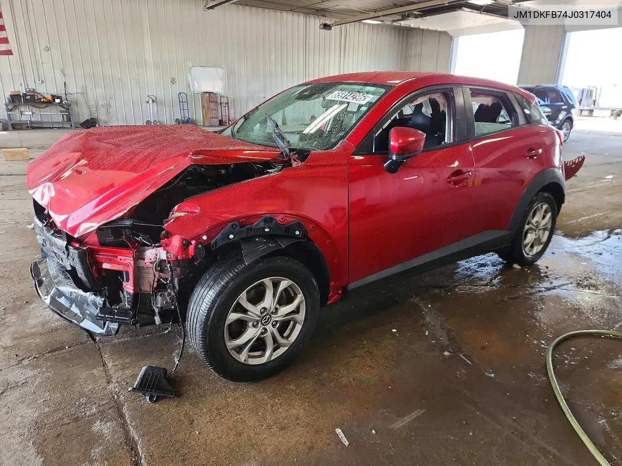 MAZDA CX-3 2018, VIN JM1DKFB74J0317404